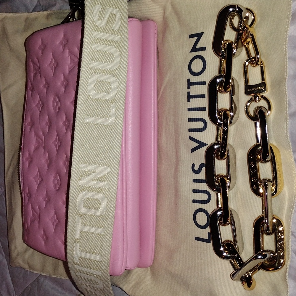 Louis Vuitton Rose Bonbon Coussin PM Bag, Used Once, LIKE NEW